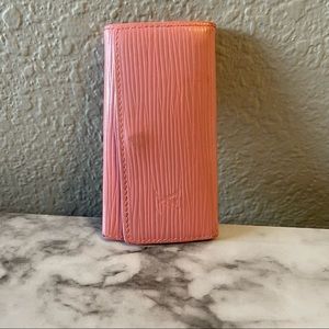 Louis Vuitton Pink Epi 4 Key Holder